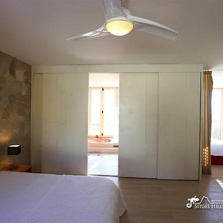 빌라 Stunning Ibizenca With Private Pool In 시체스